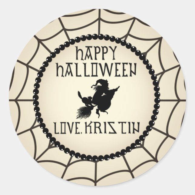 Sticker Rond Halloween (Devant)