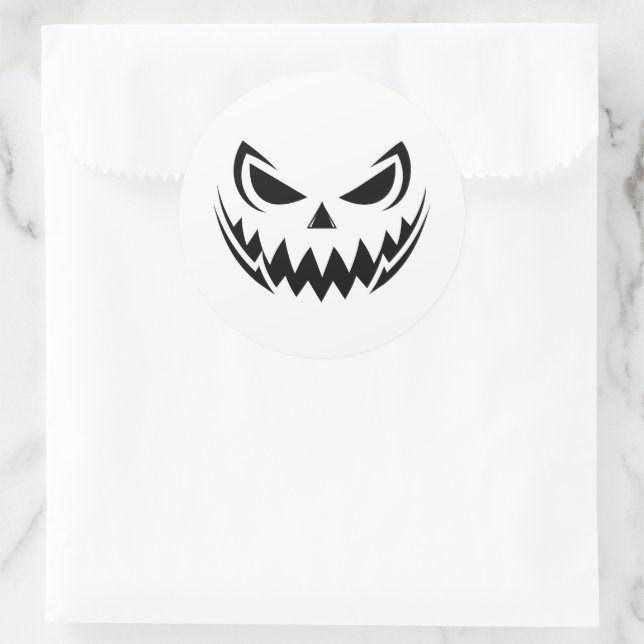 Sticker Rond Halloween (Sac)