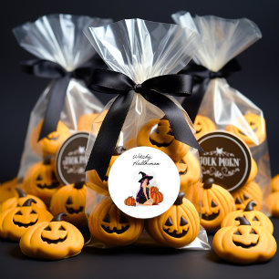 Sticker Rond Halloween