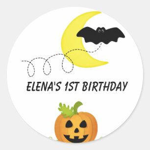Sticker Rond Halloween