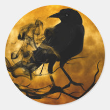 Halloween déplaisant du Corbeau noir