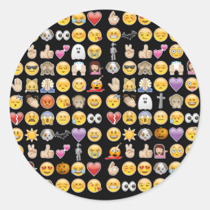 Sticker Rond halloween emoji