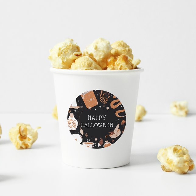 Sticker Rond Halloween en cristal mystique (Créateur téléchargé)