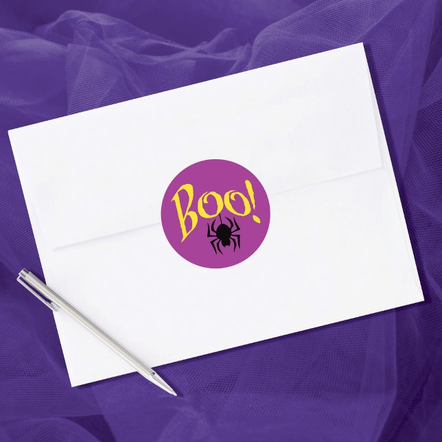 Sticker Rond Halloween Kids Boo (Créateur téléchargé)