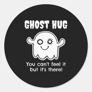 Sticker Rond Halloween Party Ghost Hug Outfit Hugs Gratuit