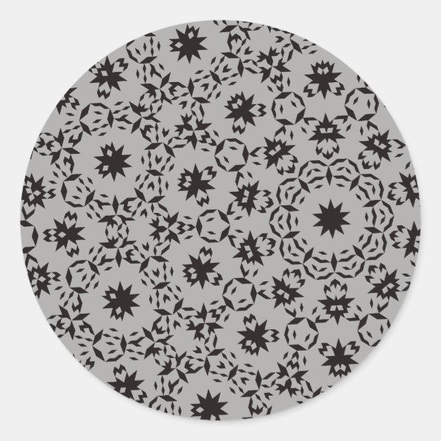 Sticker Rond Halloween Pattern (Devant)