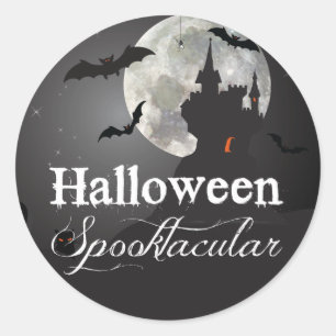 Sticker Rond Halloween Spooktacular Hauntle