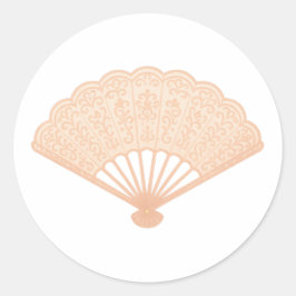 Sticker Rond Hand fan