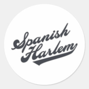 Sticker Rond Harlem espagnol