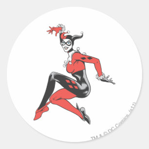 Sticker Rond Harley Quinn 1
