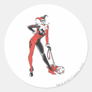 Sticker Rond Harley Quinn 2