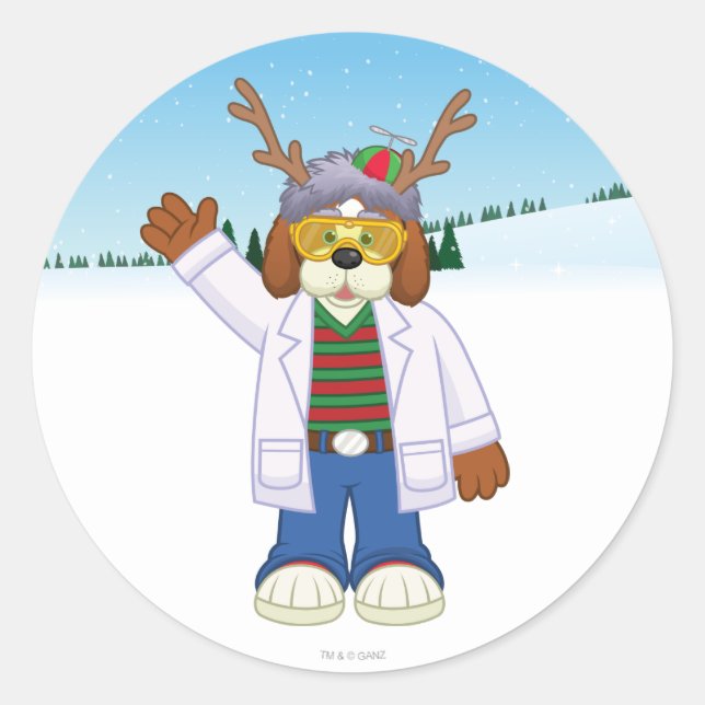 Sticker Rond Harold J. "Goober" Hausenfeffer Jr. (Devant)