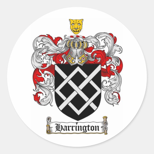STICKER ROND HARRINGTON FAMILLE CREST - HARRINGTON BRAS (Devant)