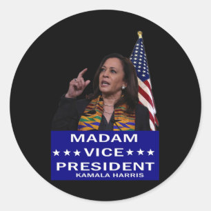 Sticker Rond Harris Mvp Madame la Vice-présidente Biden Harris