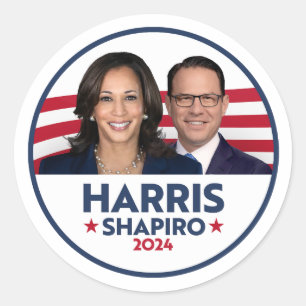 STICKER ROND HARRIS SHAPIRO 2024