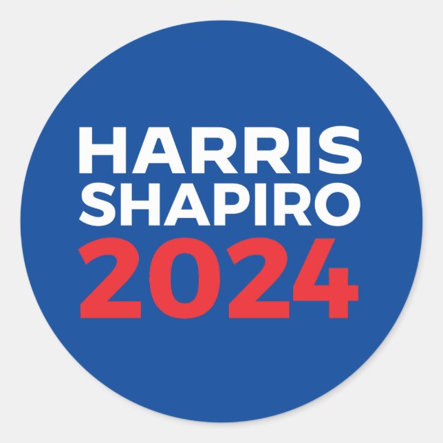 STICKER ROND HARRIS SHAPIRO 2024 (Devant)