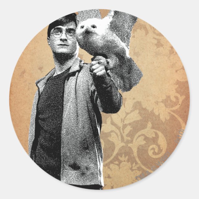 Sticker Rond Harry Potter 12 (Devant)