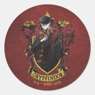 Sticker Rond HARRY POTTER™ Anime HARRY POTTER™ Crest