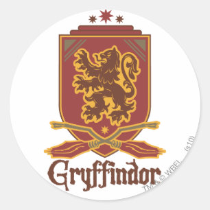 Sticker Rond Harry Potter Badge Gryffindor QUIDDITCH™