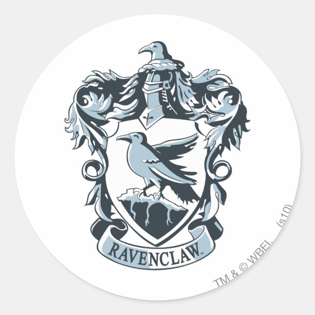 Sticker Rond Harry Potter | Crête moderne de Ravenclaw (Devant)