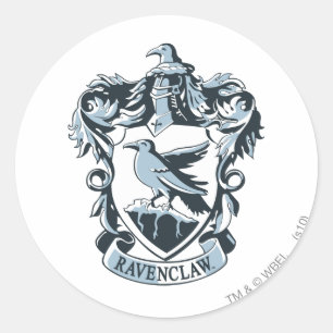 Sticker Rond Harry Potter   Crête moderne de Ravenclaw