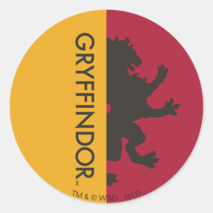 Sticker Rond Harry Potter Gryffindor House Pride Graphic
