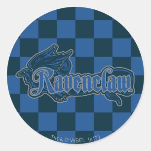 Sticker Rond Harry Potter   Ravenclaw Eagle Graphic