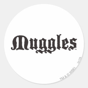 Sticker Rond Harry Potter Spell  Mugles