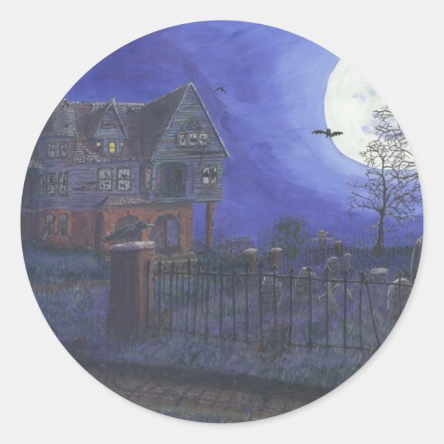 Sticker rond Hauné House (Devant)
