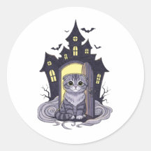 Hauned Fold House - Scottish Fold Cat Halloween