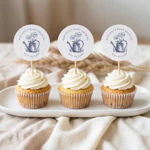 Sticker Rond Haut de décoration pour cadeau de baby shower au c