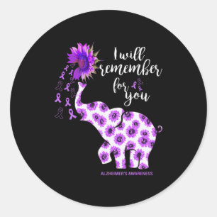 Sticker Rond Heimerheimer Sensibilisation Elephant Votre Telle