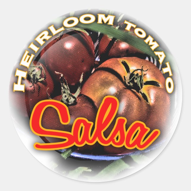 Sticker Rond Heirloom Salsa (Devant)