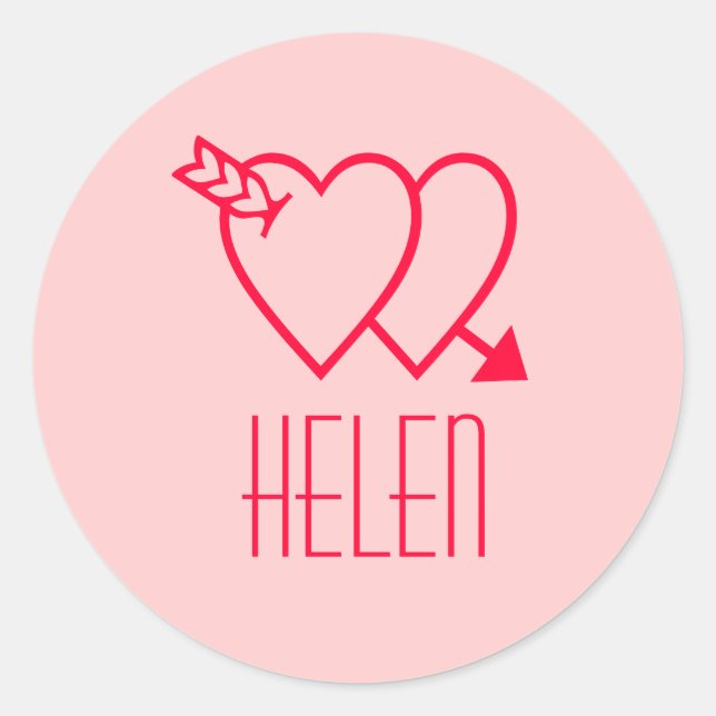 Sticker Rond Helen (Devant)