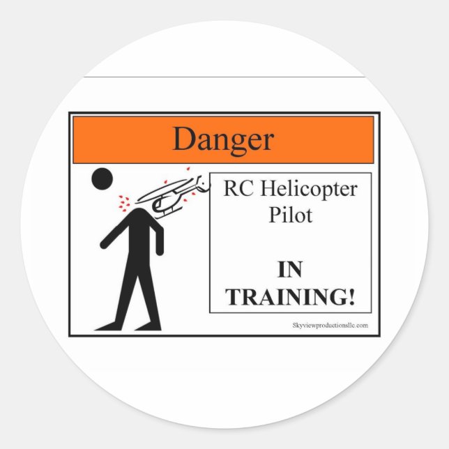 Sticker Rond héliintrainingjpg (Devant)