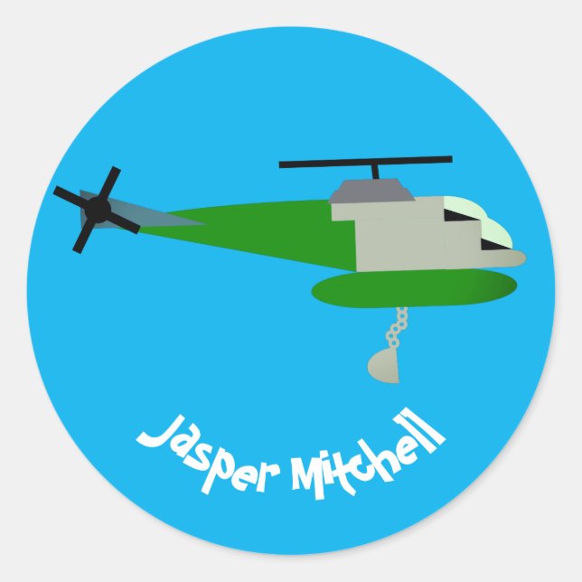 Sticker Rond Helitack (Devant)