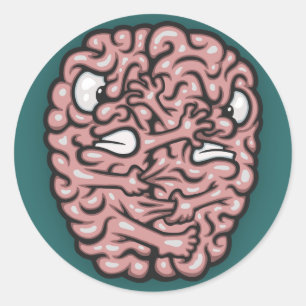 Sticker Rond Hémisphères