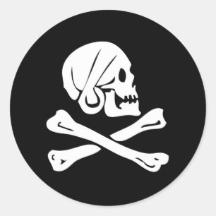 Sticker Rond Henery Chaque-Blanc