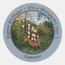 Henri Rousseau Tiger & Bull Party Items Collection