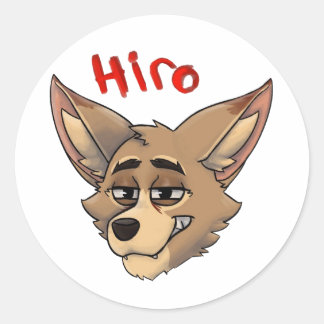 Sticker Rond Hero Burrows