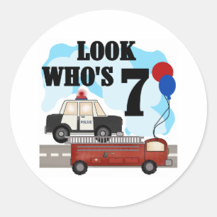Sticker Rond Héros de tous les jours 7e anniversaire