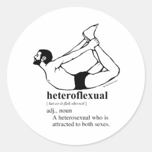 STICKER ROND HÉTÉROFLEXUEL