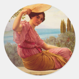 Sticker Rond Heures d'or