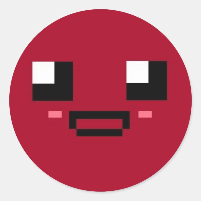 Sticker Rond Heureux (Devant)