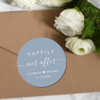 Heureux Jamais après Dusty Mariage bleu