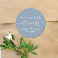Heureux Jamais après la fête Dusty Mariage bleu