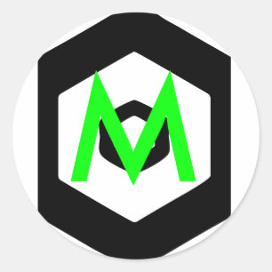 Sticker Rond Hexagon