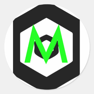 Sticker Rond Hexagon
