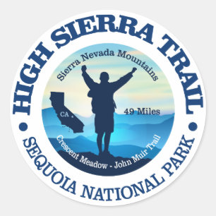 Sticker Rond High Sierra Trail