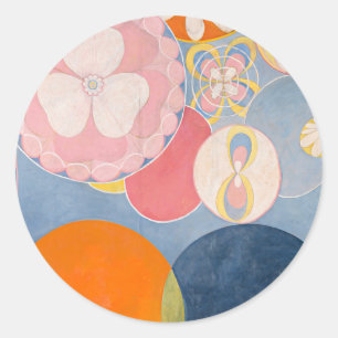 Sticker Rond Hilma af Klint Les Dix Plus Grands